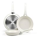 Innerwell Nonstick Ceramic Frying Pans Skillets Set 8"+9.5"+11"