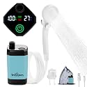 innhom Portable Camping Shower, 6000mAh Rechargeable Camp Shower Pump with LED Display, IPX7 Waterproof & 2 Spray Modes Electric Outdoor Shower for Hiking, Pet Bathing, Car Washing