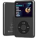 innioasis MP3 Player with Bluetooth Y1 Digital Music Players Supports Playlist Audiobook Video 128G Black