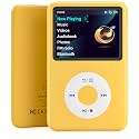 Innioasis 128GB Mp3 Music Player Pocket with Bluetooth, 2.4" Screen Video Playback Mini Mp3 HiFi Music Player with SD Card for Home 2025 Yellow