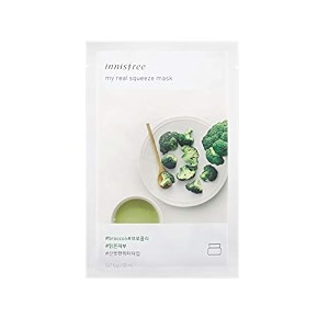 innisfree my real squeeze mask-broccoli