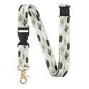 InnoBeta Neck Breakaway Lanyard for Women, Quick Release Safety Lanyards for ID Badges, Detachable Clip Keychain Lanyard