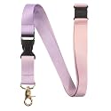 InnoBeta Neck Breakaway Lanyard for Women, Quick Release Safety Lanyards for ID Badges, Detachable Clip Keychain Lanyard