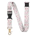 InnoBeta Neck Breakaway Lanyard for Women, Quick Release Safety Lanyards for ID Badges, Detachable Clip Keychain Lanyard