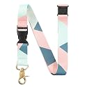 InnoBeta Neck Breakaway Lanyard for Women, Quick Release Safety Lanyards for ID Badges, Detachable Clip Keychain Lanyard
