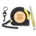 INNObeta Pop Pop Gifts Tool Set, 16-Foot Easy Read Retractable Tape Measure with Fractions for Birthday, Christmas