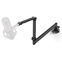 InnoGear Low Profile Mic Arm Foldable Boom Arm Mic Stand Desk for Fifine