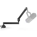 InnoGear Mic Arm Low Profile Microphone Boom Arm Mic Stand 360° Flex, Black
