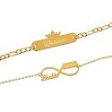 Innovative Gifts Personalised Rakhi for Couple - Exquisite Rakshabandhan Gift | Stylish and Trendy Rakhi for bhai &amp; Bhabhi