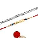 Innovative Gifts Personalised Rakhi for Couple - Exquisite Rakshabandhan Gift | Stylish and Trendy Rakhi for bhai &amp; Bhabhi
