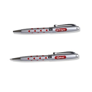 innovative gifts personalized pen with name engraved i metal classy customized roller ball pens i comfortable to hold amp write i gift for men amp women birthday corporate gifting dual name blue