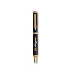 innovative gifts personalized pen with name engraved i metal classy customized roller ball pens i comfortable to hold amp write i gift for men amp women birthday corporate gifting black amp gold