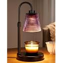 Innqoo Purple Candle Warmer Lamp with Timer, Dimmable Candle Warmer for Home Decor, Height Adjustable Candle Lamp for Jar Candles, Birthday Gifts for Women Mom, House Warming Gifts New Home
