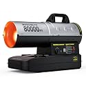 InoKraft 80,000 BTU Kerosene Forced Air Heater Compact Portable Design