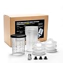 InoKraft 28 oz Paint Cup Kit with Adapter, 6 Liners + 1 Hard Cup