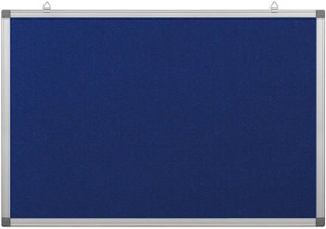 inorvo premium 2 x 2 feet blue notice board for college school home pack of 1 notice board