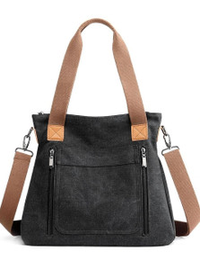 inovera black hobo handbags for women girls - crossbody shoulder sling bag black