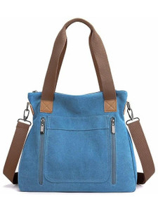 inovera blue hobo handbags for women - crossbody shoulder sling bag with adjustable strap