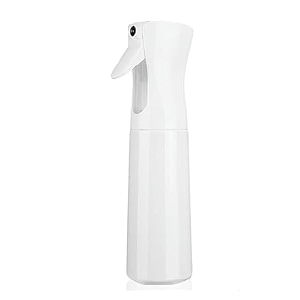 inovera refillable empty mist water spray bottle for taming hair in morning hairstyling plants pets white 300ml