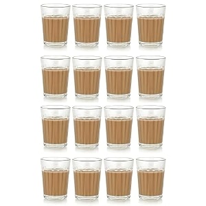 inovique enterprises classic tea glass set 120ml set of 4 pcs