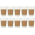 Inovique Enterprises Classic Tea Glass Set, 120ML, Set of 10 PCS