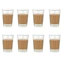 Inovique Enterprises Classic Tea Glass Set, 120ML, Set of 8 PCS