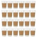 Inovique Enterprises Classic Tea Glass Set, 120ML, Set of 24 PCS
