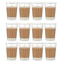 Inovique Classic Tea Glass Set, 120ML, Set of 12 PCS
