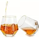 INOVIQUE European Diamond Gold Water Glasses Lead Free Tall Drinking Glasses for Coctail Parties (Set of 2, 300 ML)
