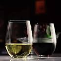 European Stemless Water Glasses Tall Drinking Glasses for Coctail Parties (Set of 12, 300 ML)