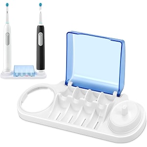 inralimot electric toothbrush holder replacement compatible with rbraun oral b with brush head storage cover and charger base stand