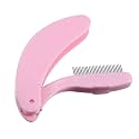 Inralimot Folding Eyelash Comb, Stainless Steel Metal Teeth Eyebrow Separator Comb Lash and Brow Makeup Applicator Brush Professional Tool for Define Lash