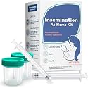 Insemination Kit with Long-Range Syringe for Enhanced Success Rate, Self Fertility Support for Women and Families, Aids Natural Conception | Includes 2 Applicators and 2 Collection Cups