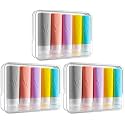 INSFIT Travel Bottles for Toiletries, TSA Approved 3oz Travel Size Toiletries, BPA Free Leak Proof Squeezable Silicone Tubes Travel Essentials for Shampoo Conditioner Lotion Soap (Pack of 3)