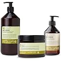 Insight Anti-Frizz Hydrating Hair Care Set with Mask, Conditioner and Shampoo, Organic Linseed Extract and Smoothing Phytocomplex for Smooth, Hydrating Hair, 16.9/30.4/13.5 Fl Oz