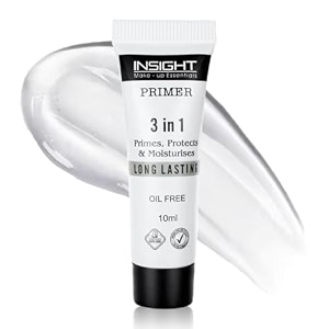 insight 3-in-1 primer  matte finish  primes protects amp moisturizes  oil-free with pore blurring  long-lasting formula  for all skin types  10 ml