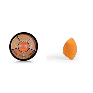 insight cosmetics pro full natural concealer palette natural concealer cream amp cosmetics beauty blender sponge applicator_orange acne prone 2 count