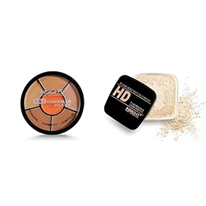 insight cosmetics natural pro full coverage concealer for all skin types palette full coverage concealer for all skin types amp pressed powder translucent face powder ivoryivorypack of 1