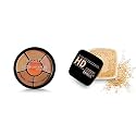 INSIGHT Cosmetics Pro Concealer Palette Full Coverage (Concealer) & Insight Pressed Powder Translucent Face Powder (Honey, Honey) For All Skin Types, 2 Count