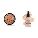 INSIGHT Cosmetics Natural Pro Acne Prone Light Coverage Concealer Palette (Concealer) &amp; Cosmetics Ultra-Thin Second Skin Long Wear Foundation Cream, 20Ml (01-Golden Honey), Pack Of 1