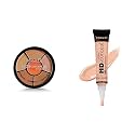 INSIGHT Cosmetics Pro Natural Acne Prone Full Coverage Concealer Palette (Full Coverage Concealer) &amp; Pro Cream Full Coverage Concealer oil (Pro-1) 7.94G, Pack Of 1
