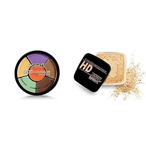 insight cosmetics pro concealer palette for all skin types - corrector 15gm amp insight pressed powder translucent face powder honey