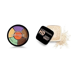 insight cosmetics acne prone natural pro concealer palette - corrector 15gm amp pressed powder translucent face powder ivory ivory
