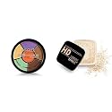 INSIGHT Cosmetics Acne Prone Natural Pro Concealer Palette - Corrector, 15Gm &amp; Pressed Powder Translucent Face Powder (Ivory, Ivory)