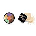 INSIGHT Cosmetics Pro Concealer For All Skin Types Palette - Corrector, 15Gm &amp; Pressed Powder Translucent Face Powder (Light, Light), Cream