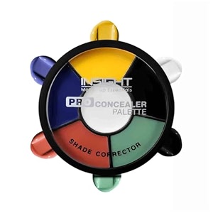 insight pro concealer palette  shade corrector 2  makeup wheel for face  satinmatte finish  3-in-1 conceal contour amp correct  waterproof  full coverage  15gm