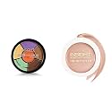 Insight Cosmetics Pro Powder Concealer Palette - Corrector, 15Gm &amp; Cosmetics Glitter Makeup Highlighter, 3.5 Gm