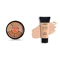 INSIGHT Full Natural Finish Acne Prone Skin Liquid Oil Cosmetics Pro Concealer Palette (Concealer), 15 G &amp; Foundation, Classic Ivory, 30 ml