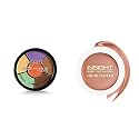 Insight Powder Cosmetics Pro Concealer Palette - Corrector, 15Gm &amp; Cosmetics Glitter Makeup Highlighter, 3.5 Gm