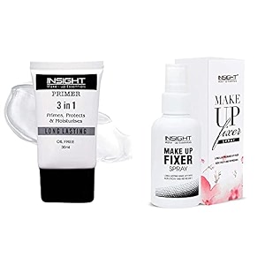 insight primer  3 in 1 oil free primer amp insight makeup fixer spray 75ml transparent 1 count